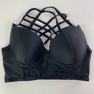 Black Bikini Top Swim Wear Baiting Suit